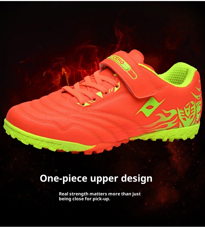 ShoeGlobe Youth TF Fußballschuhe für Kinder, Schüler und Jungen mit Klettverschluss_voghion.com