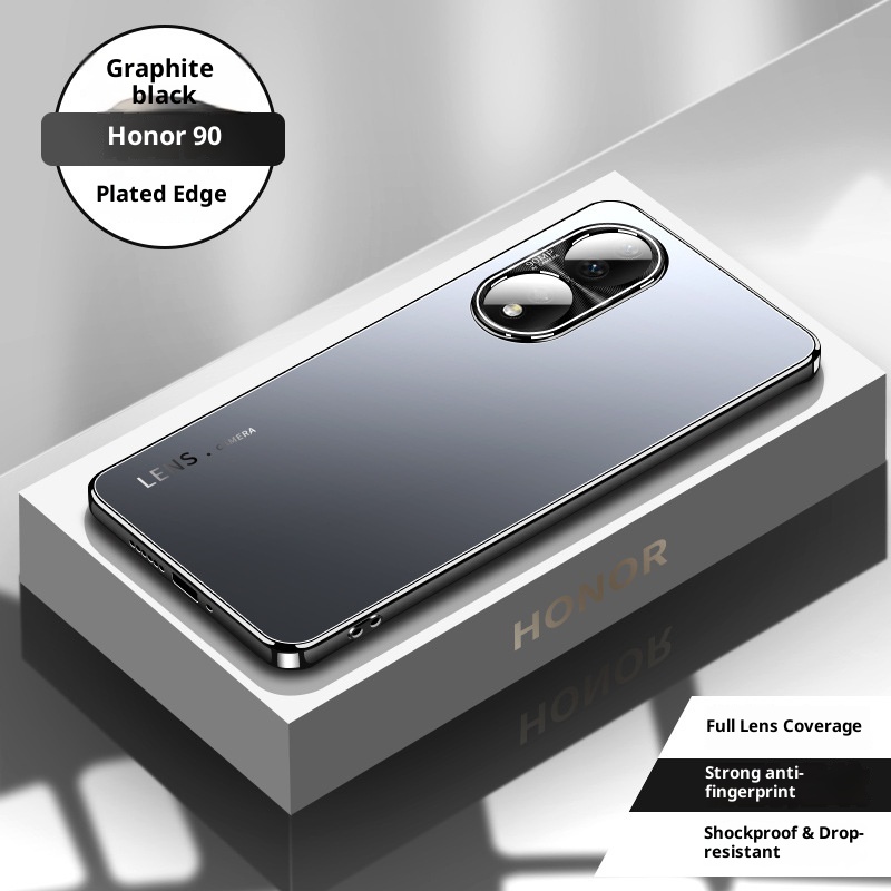 TechGlobe Compatible With Honor Phone New Matte Glass Huawei 90 Pro Full Coverage Shockproof Protective Case 9o Premium Feel_voghion.com
