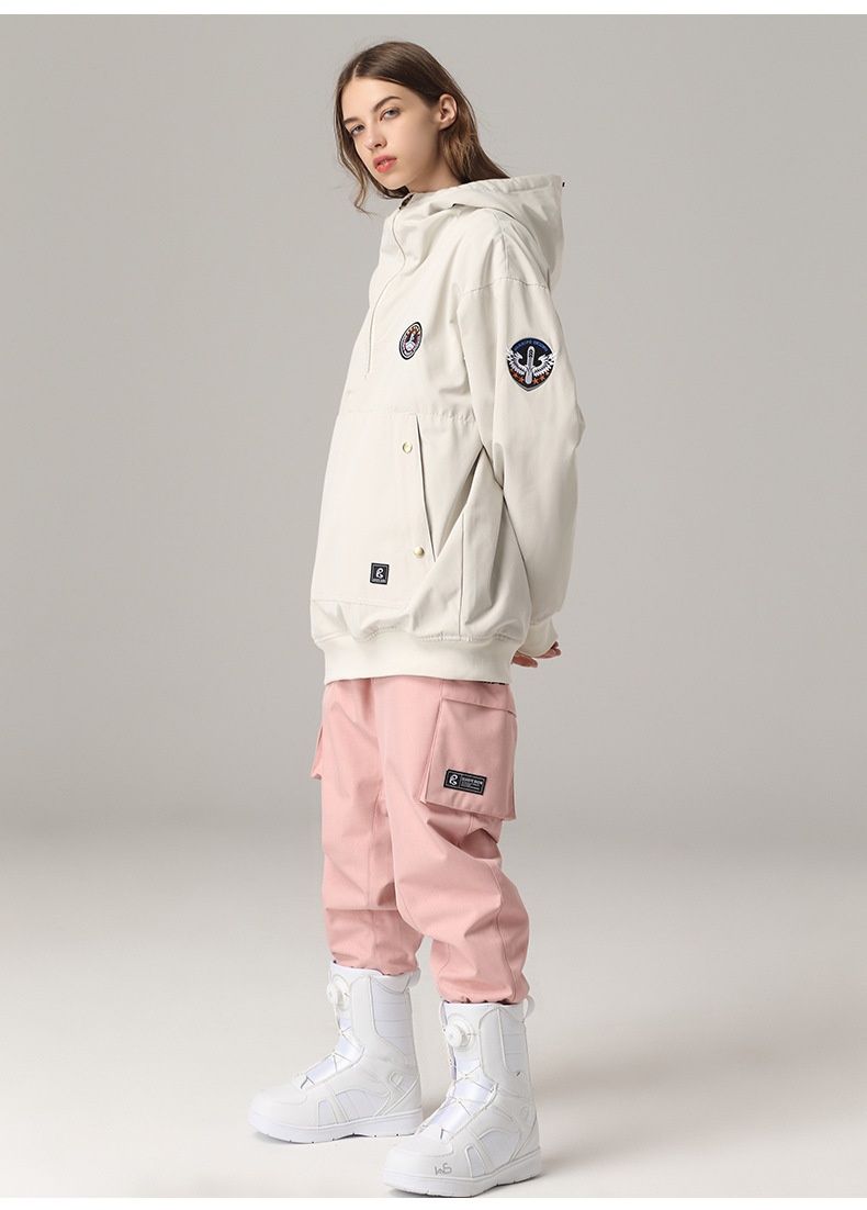 001 Xueyi Pai Double Board Snowboard For Women And Men Waterproof Warm Leggings Pants Ski Suit Korea_voghion.com