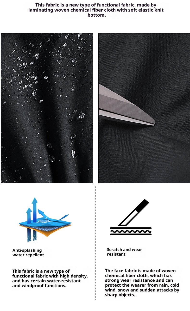 001 Northeast Harbin Reise-Skibekleidung Fleecegefütterte, dicke Thermobekleidung für Damen und Herren Winddicht Wasserdicht Softshell_voghion.com