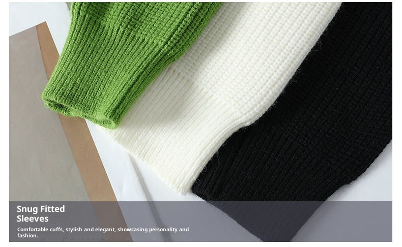 Herren-Strickpullover für Herbst/Winter: Neuer, dicker Fleece-Rundhalspullover für Teenager – Warme Basisschicht_voghion.com