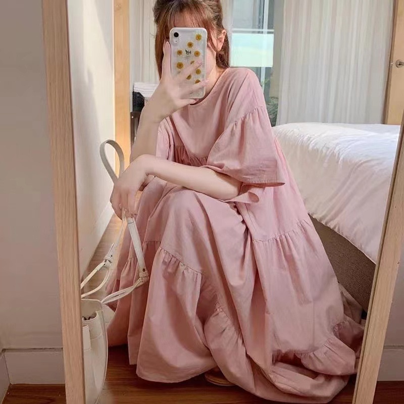 Jupe longue de maternité ChicShe, style coréen, européen et américain, tendance été, grande taille, pour femmes enceintes_voghion.com