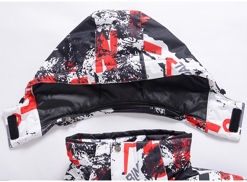 001 New Men's Suit Winter Outdoor Windproof Water-Resistant Warm Thickened Snowboard Snow Ski Jacket And Pants_voghion.com