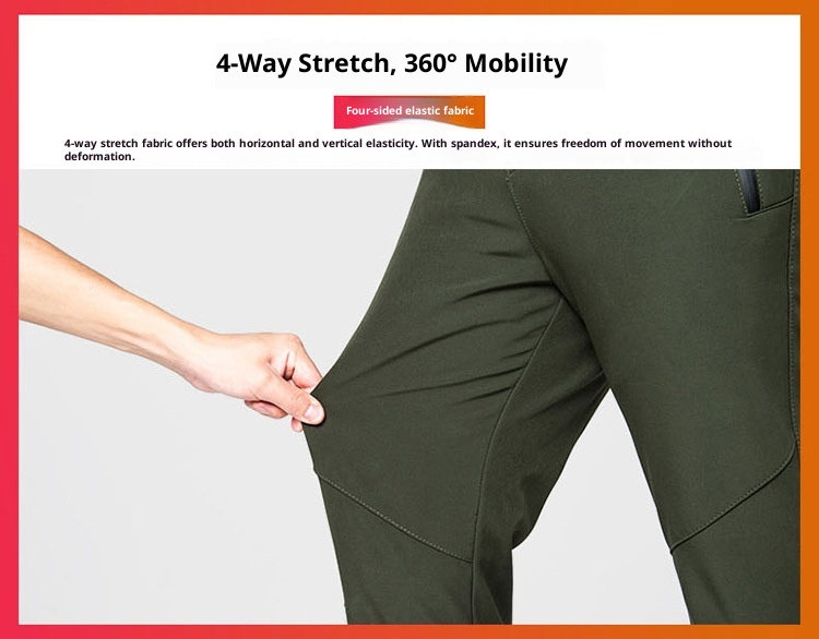 001 Outdoor Softshell Herren Fleecegefüttert Winter Winddicht Wasserdicht Warm Wander Skihose Damen Leicht_voghion.com