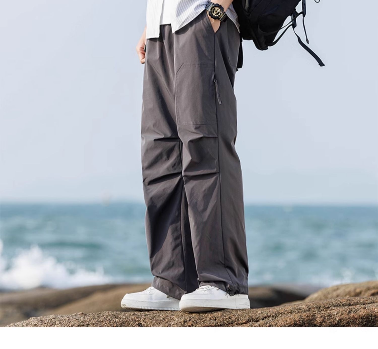 Pantaloni da sci in cotone spesso, antivento e impermeabili, da uomo, nuovi, autunno-inverno, con fodera in pile Softshell, cammello HJCAMEL_voghion.com