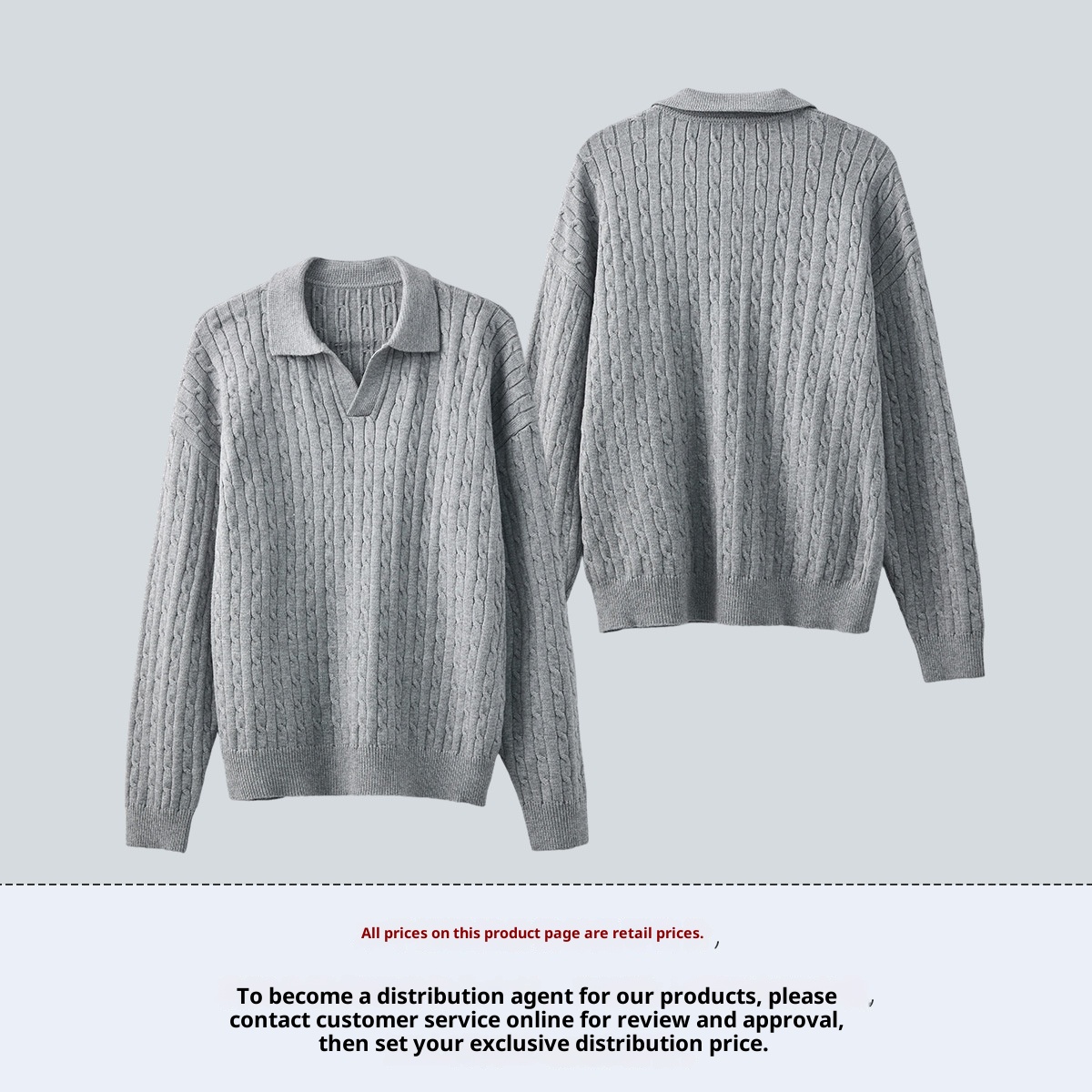 ragazzo Ragazzo Ragazzo APO Abbigliamento|Maglione da uomo transfrontaliero in stile coreano, stile antico, ampio, con collo a gabbiano, lavorato a maglia a trecce, lungo_voghion.com