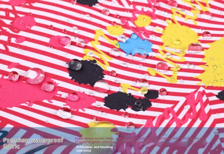 001 Outdoor-Kinderanzug-Set, bestehend aus einem einteiligen Overall für Jungen und Mädchen, winddicht, wasserdicht und warm, mit passender Winter-Skijacke und -hose_voghion.com