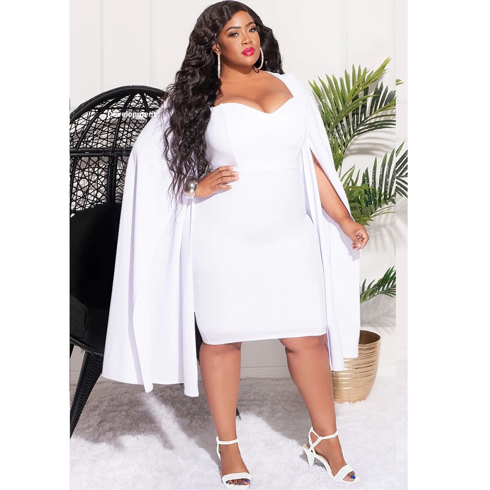 ChicShe N7733 Europäische und amerikanische Plus-Size-Damenmode Herbst/Winter Neu Modisch Elegant Bodycon Crossborder Quelle_voghion.com