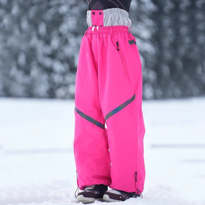 001 Men's And Women's Ski Professional Outdoor Gear Windproof Waterproof Winter Snowboard Pants In Stock Wholesale_voghion.com