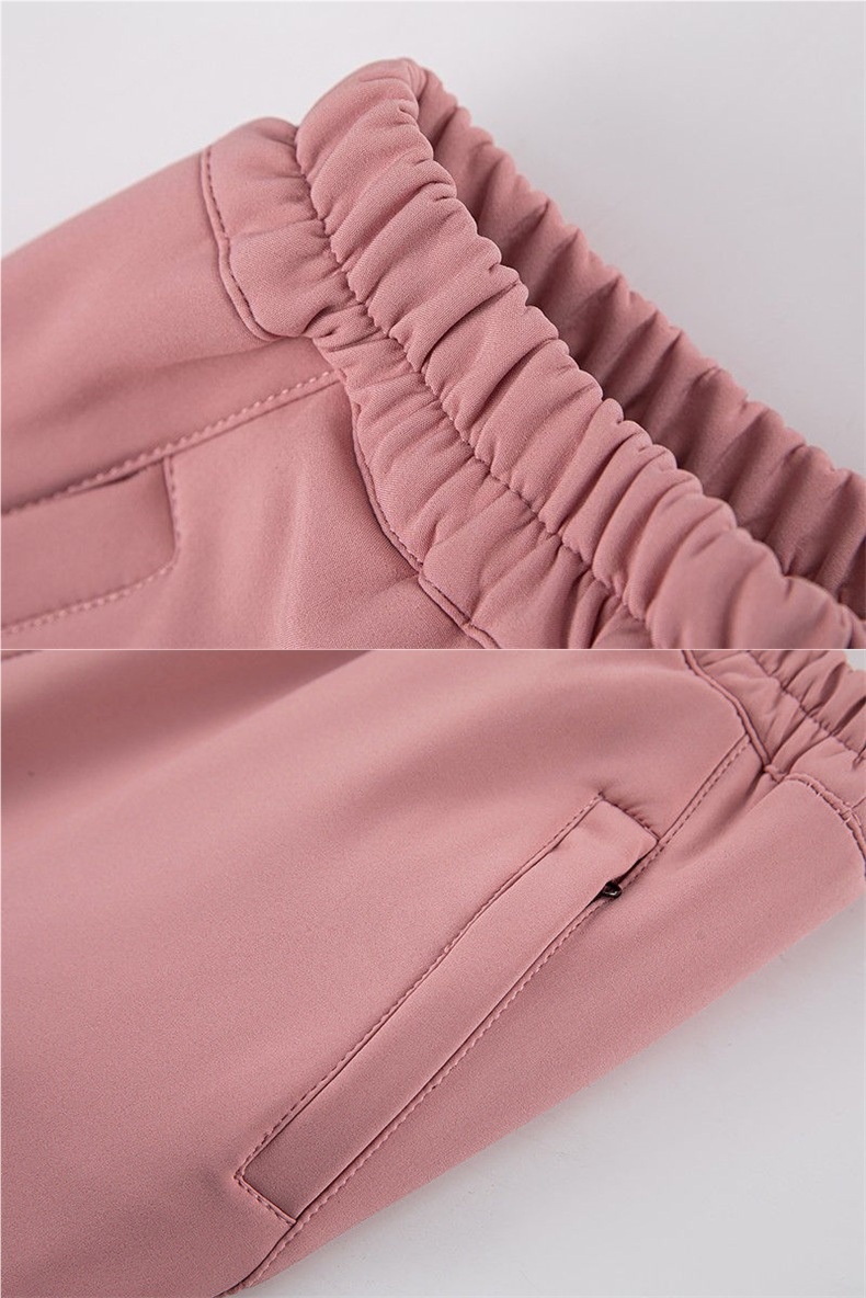 001 Spodnie narciarskie dla dzieci Outdoor Soft Shell dla chłopców i dziewcząt, sportowe, polarowe, ciepłe, wiatroszczelne, wodoodporne, oddychające, joggersy_voghion.com