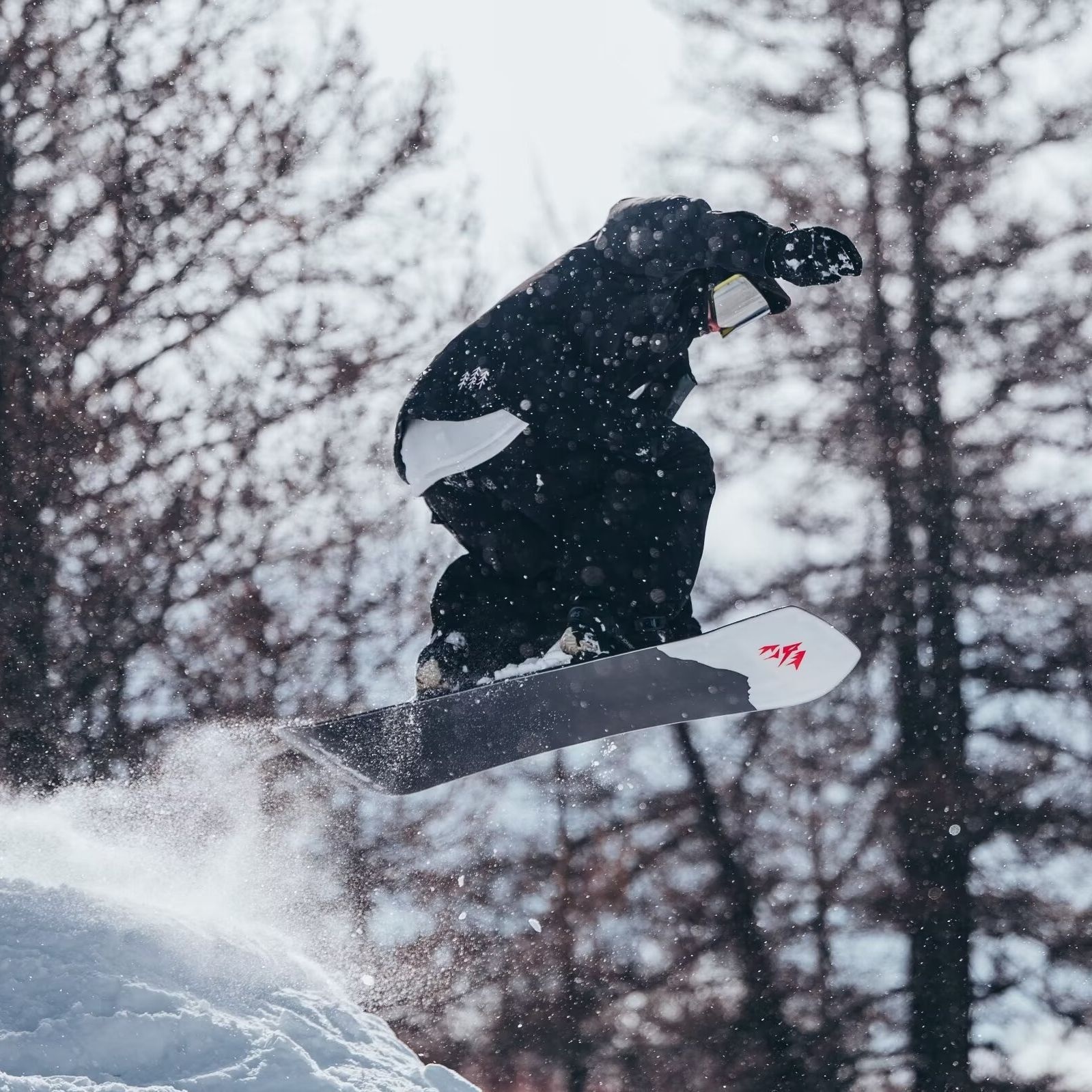 001 Schwarze Snowboardhose, wasserdicht, winddicht, amerikanischer Oversize-Schneeanzug, warm_voghion.com