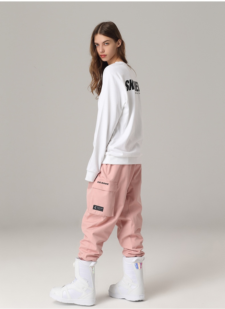 001 Xueyi Pai Double Board Snowboard For Women And Men Waterproof Warm Leggings Pants Ski Suit Korea_voghion.com