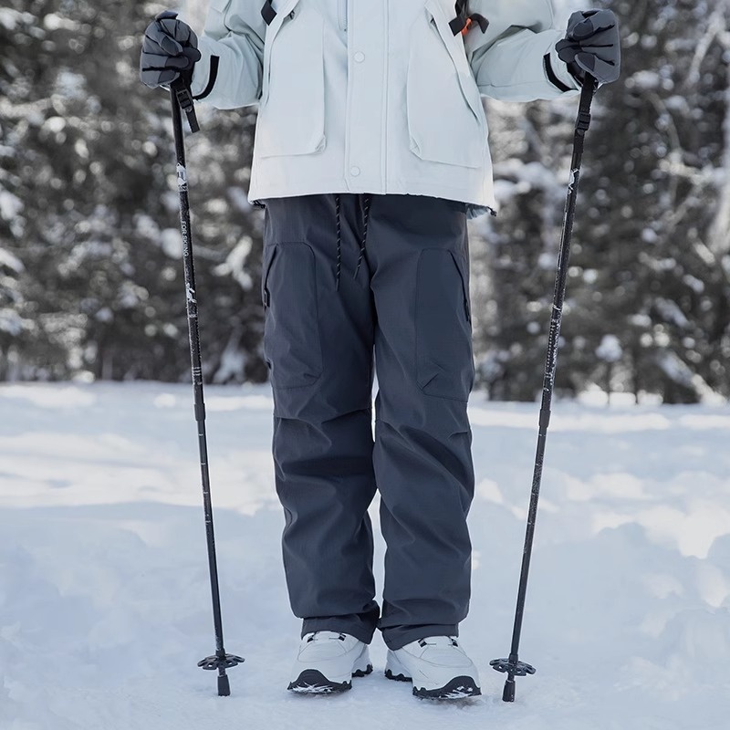 001 Giacca imbottita impermeabile HJCAMEL Camel per uomo e donna, antivento, foderata in pile, per attività all'aperto, lunga_voghion.com