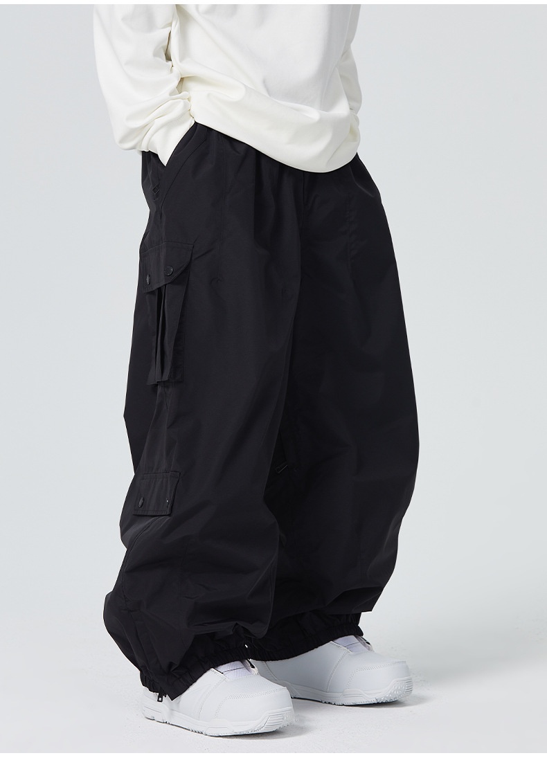 001 SEARIPE Xueyipai 3L Ski For Women And Men, Snowboard Waterproof Windproof Warm Fully Glued Professional Loose Pants_voghion.com