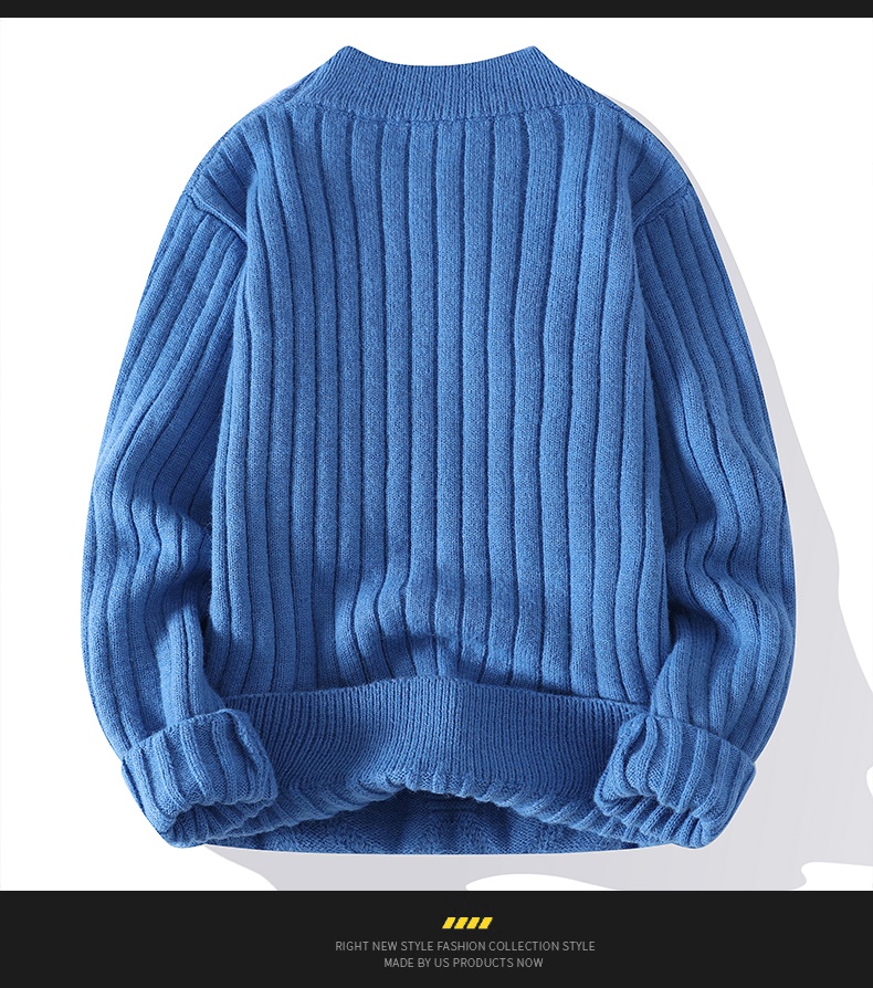 Ragazzo Ragazzo Ragazzo Maglione Tinta Unita Intrecciato Cappotto In Pile Di Lana Giovanile Caldo Uomo Girocollo Manica Lunga Maglia Base Maglietta Alla Moda_voghion.com