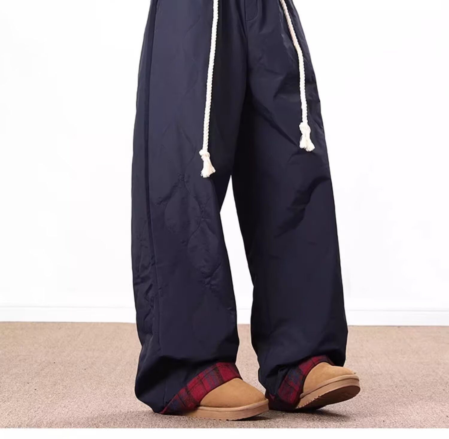 Pantalones de invierno informales, gruesos, impermeables, resistentes al viento y al esquí, de algodón con estampado de calabaza de calidad original (001). Estilo moderno para hombre._voghion.com