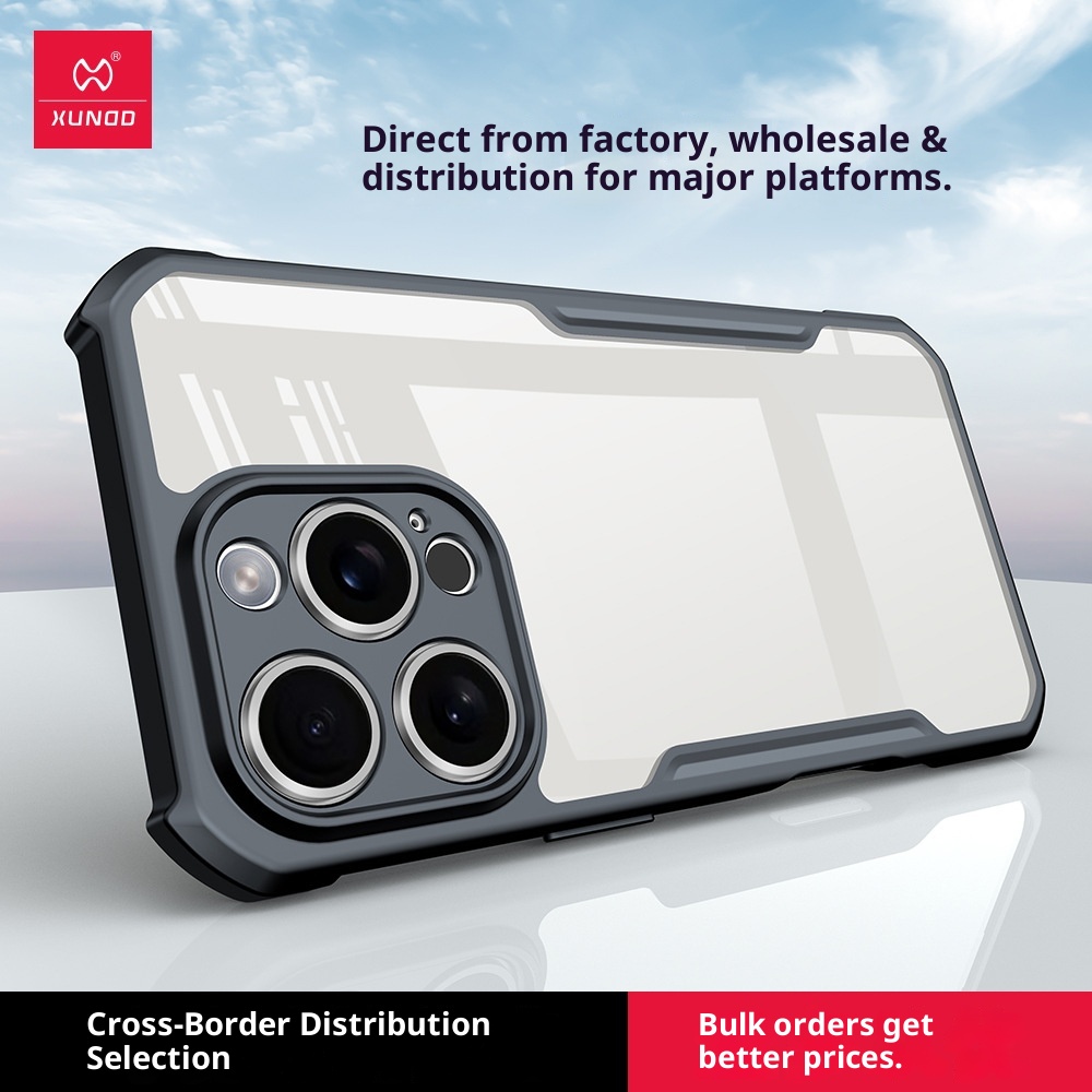 TechGlobe Xundi Phone Compatible With IPhone Protective Cover Shockproof 16 Pro Max Thin Case_voghion.com
