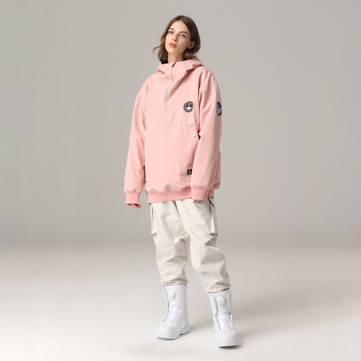 001 Xueyi Pai Double Board Snowboard For Women And Men Waterproof Warm Leggings Pants Ski Suit Korea_voghion.com