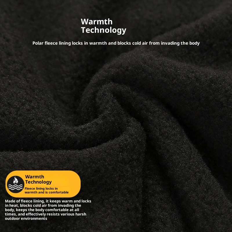 001 Outdoor Softshell Autumn Winter Men Women Fleece Lined Warm Cotton Ski Windproof Waterproof Hiking Pants With Logo_voghion.com