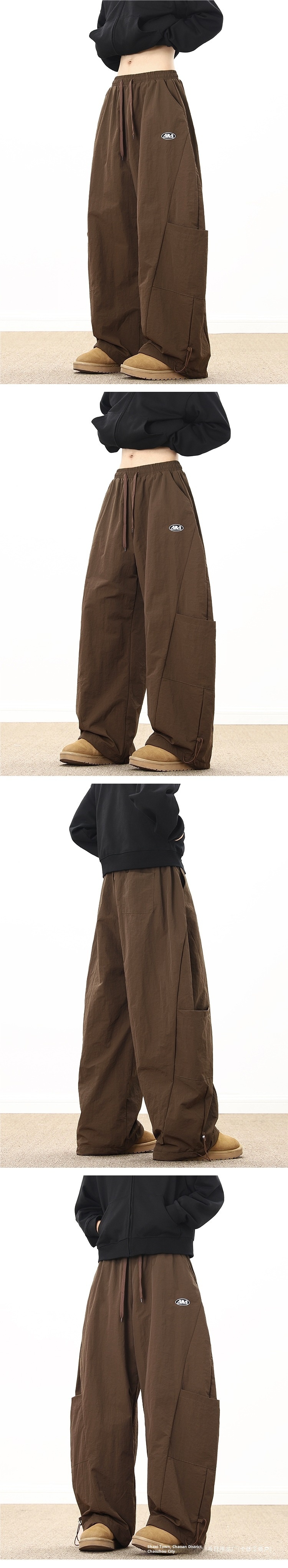 001 Clean Fit Curved Knife Pants For Men, Sprin Autumn Trendy Brand, Windproof And Waterproof, Outdoor Skiin, Free_voghion.com