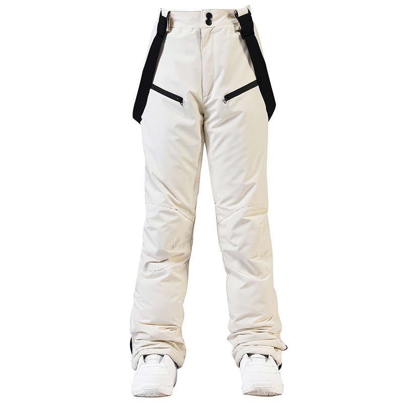 001 New For Men Women With Straps, Winter Windproof, Waterproof, Warm, Thickened Snowboard And Snow Ski Pants_voghion.com