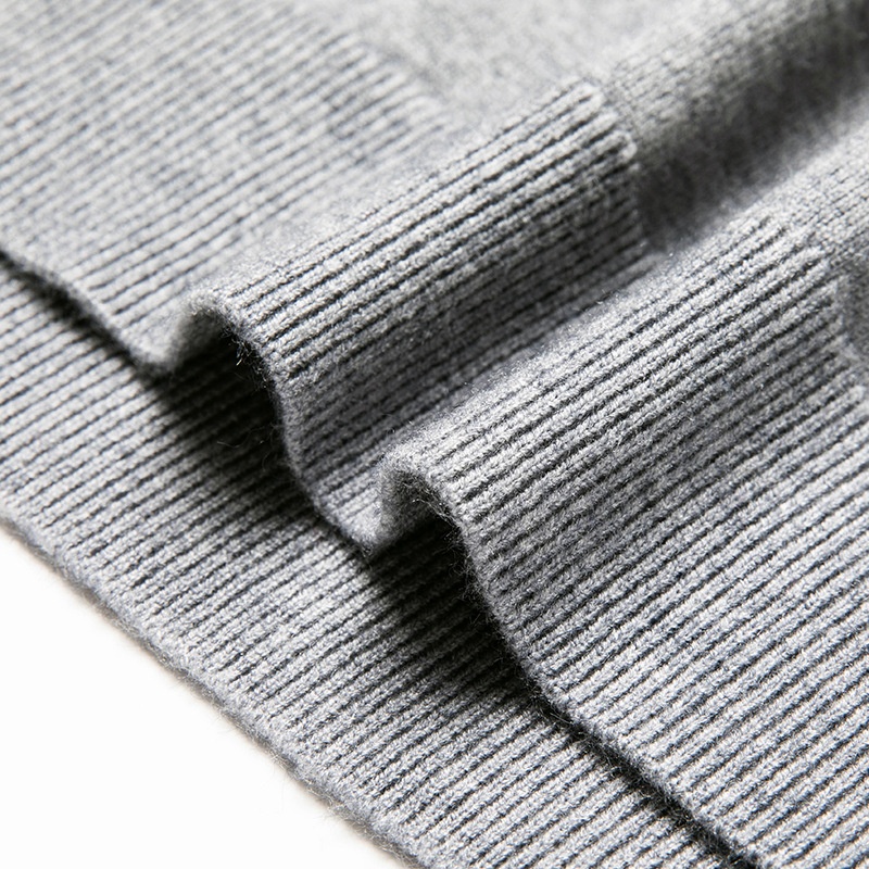 Maglione lavorato a maglia da uomo Boy Boy 320g, collo alto spesso, tinta unita, caldo e casual, stile invernale spesso_voghion.com