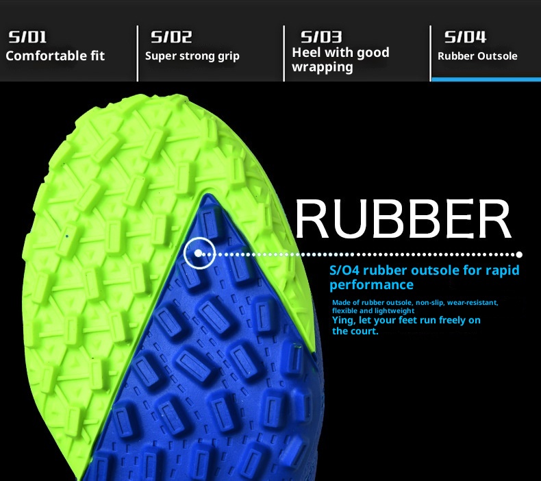 ShoeGlobe Youth TF Fußballschuhe für Kinder, Schüler und Jungen mit Klettverschluss_voghion.com