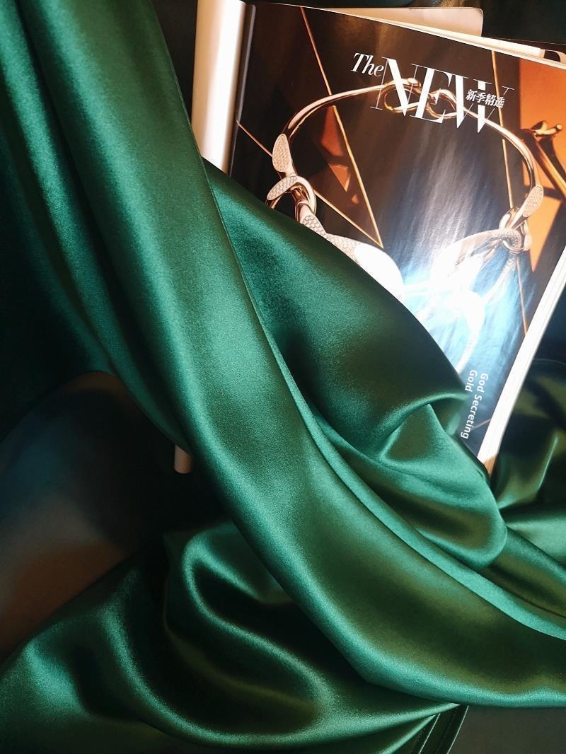 ChicShe 032 Trendy Women's Fashion New Plus Size Elegant Long French A-line Satin Strap Dress Summer_voghion.com