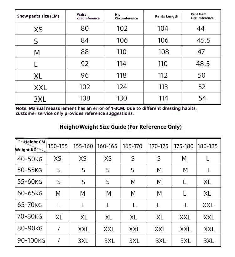 001 New For Men Women With Straps, Winter Windproof, Waterproof, Warm, Thickened Snowboard And Snow Ski Pants_voghion.com