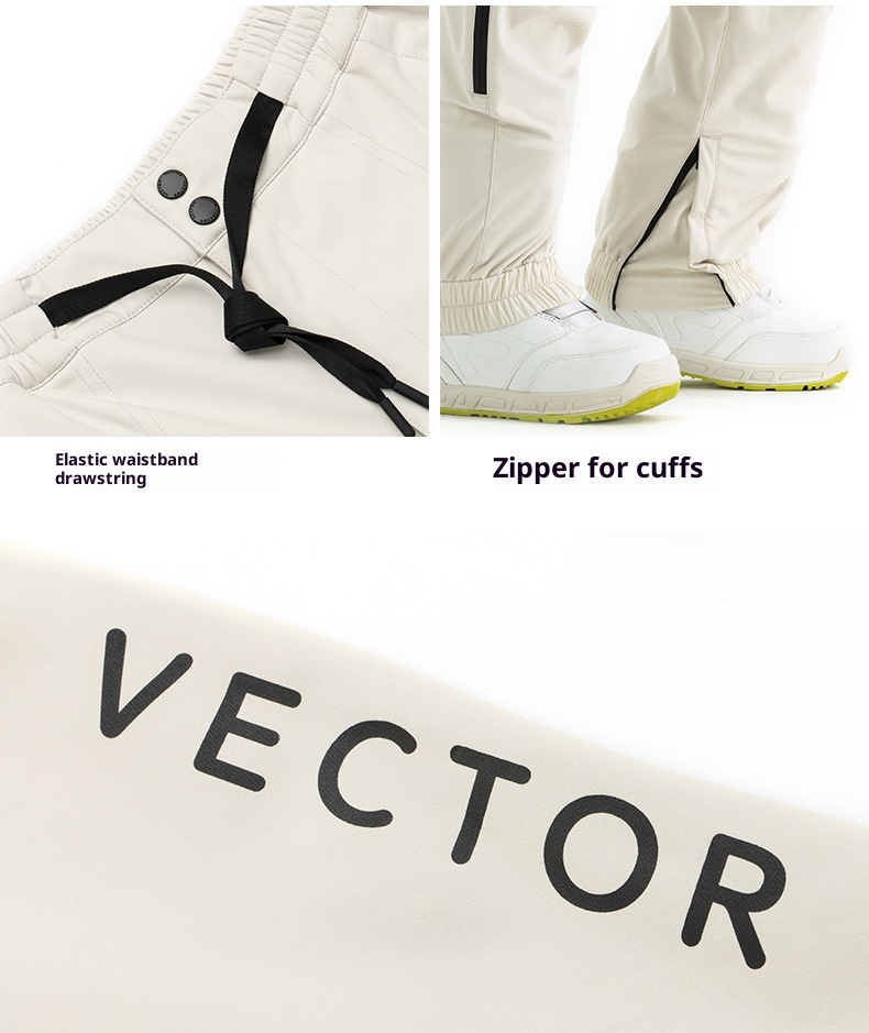 001 VECTOR New Outdoor Ski For Windproof Waterproof Warm Breathable Single Double Board Men And Women Pants Dropshipping_voghion.com