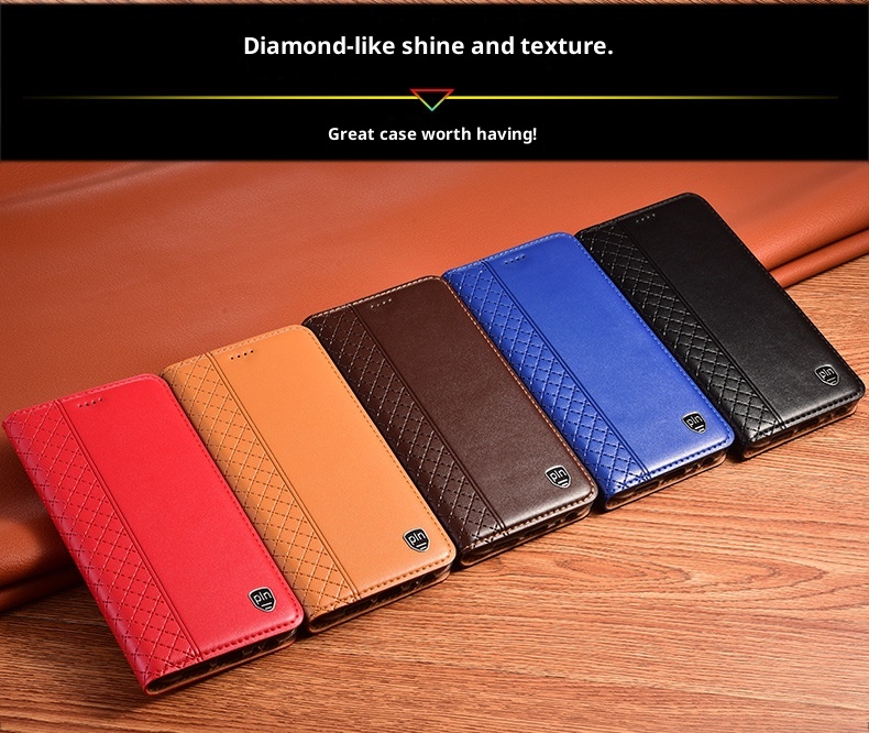 Funda protectora TechGlobe compatible con iPhone 12 mini y 12 Pro, de piel auténtica (16e)._voghion.com