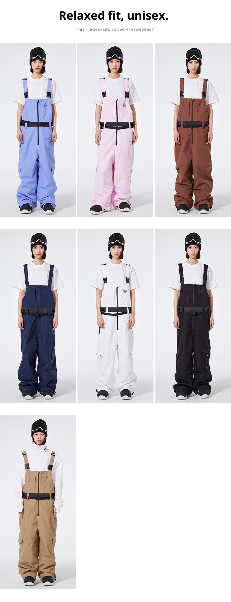 001 Zestaw dla par, męski, damski, zimowy, wodoodporny, ciepły, snowboardowy i narciarski, styl transgraniczny_voghion.com