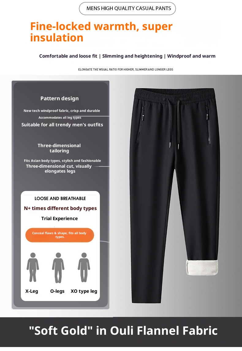 001 Spodnie trekkingowe damskie, wodoodporne, polarowe, turystyczne, plus size, chroniące przed zimnem, długie, męskie_voghion.com