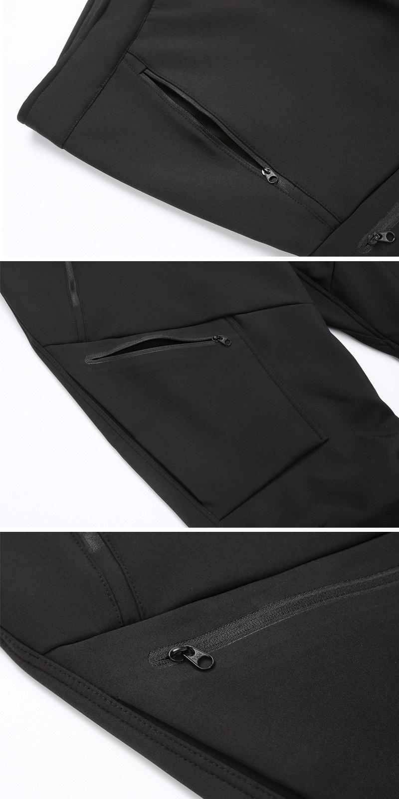 001 Pantaloni da sci impermeabili antivento da uomo, foderati in pile termico, per l'autunno e l'inverno_voghion.com