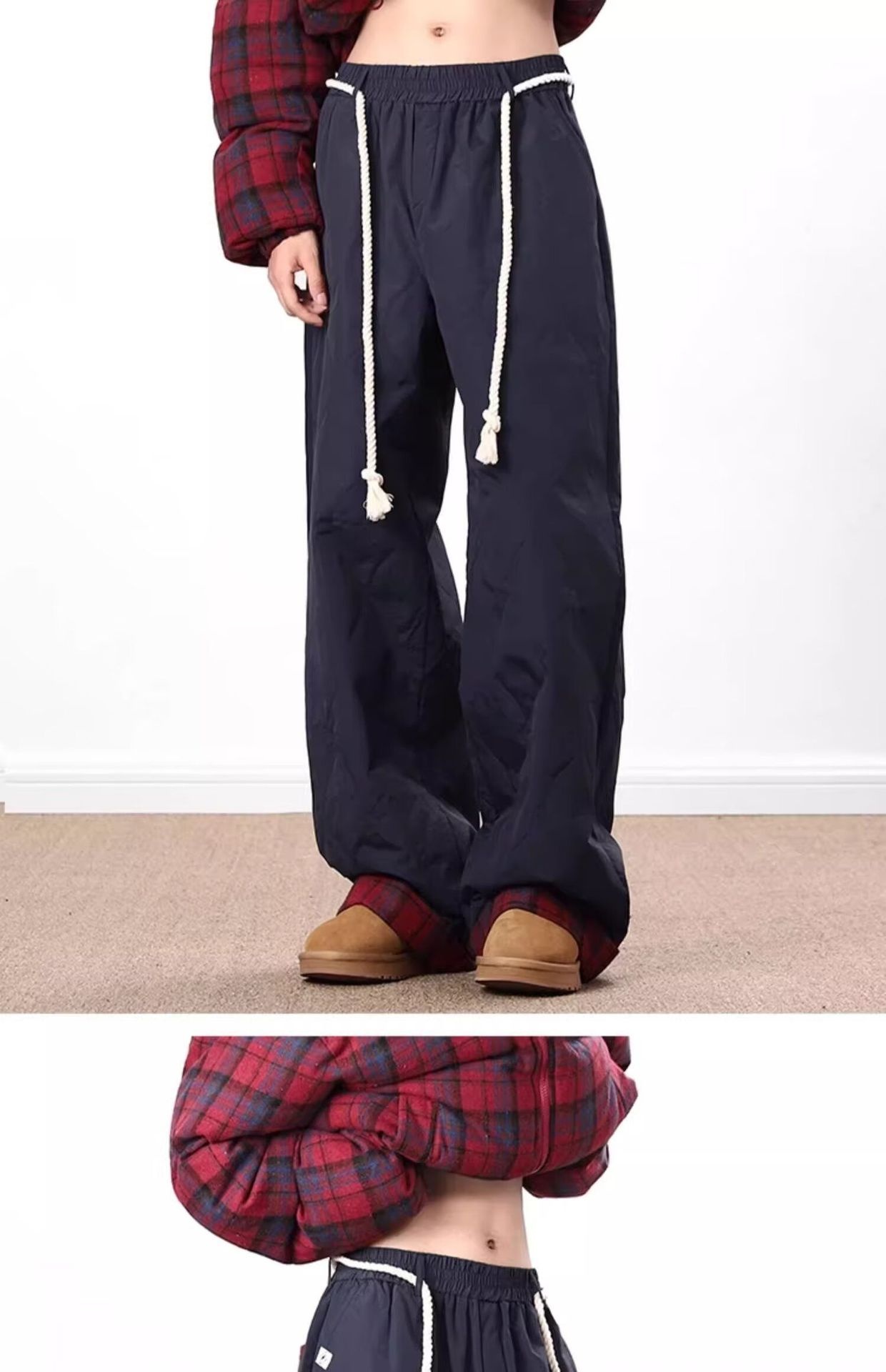 Pantalones de invierno informales, gruesos, impermeables, resistentes al viento y al esquí, de algodón con estampado de calabaza de calidad original (001). Estilo moderno para hombre._voghion.com