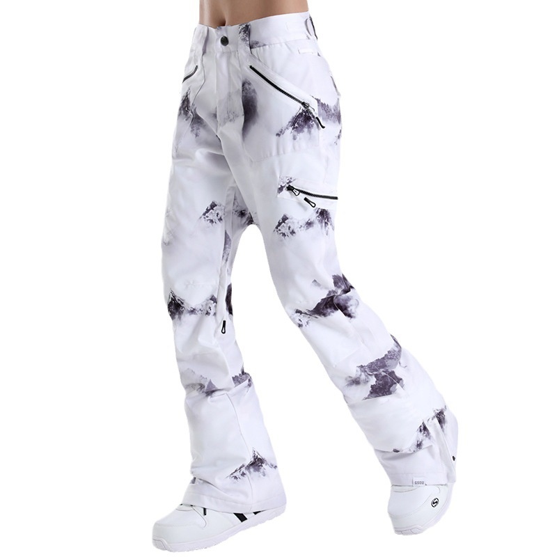 001 Gsousnow Damen Winddicht Wasserdicht Warm Atmungsaktiv Skianzug Snowboard Schneehose Slim Fit Trendy_voghion.com