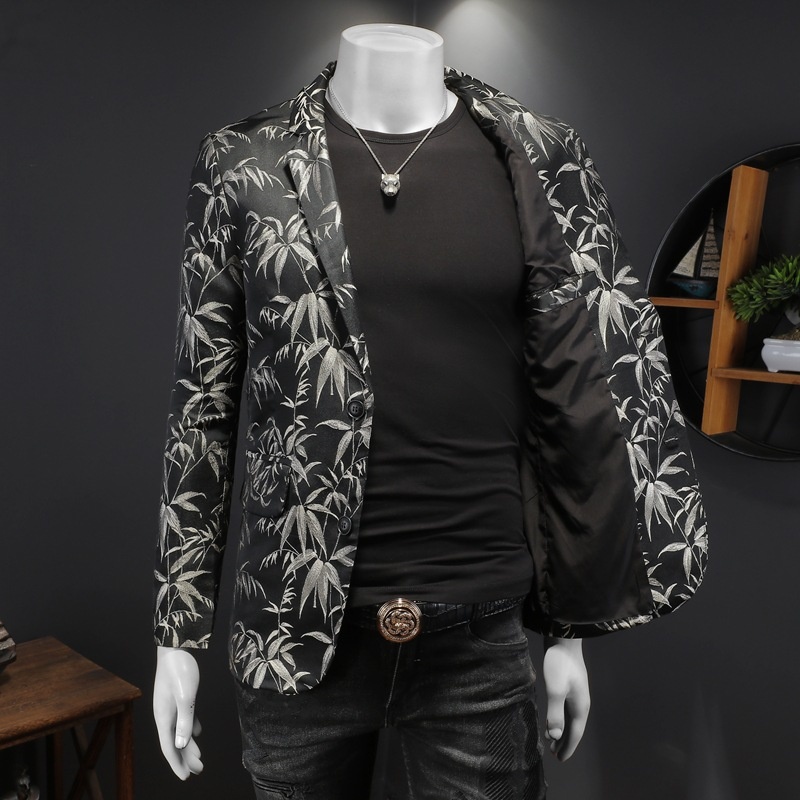 QFV507045555501<2 QFV507045555501<2 Europe Station 2025 Uomo Autunno Nuovo Casual Jacquard Piccolo Abito Uomo 7510 - Disponibilità a Lungo Termine_voghion.com