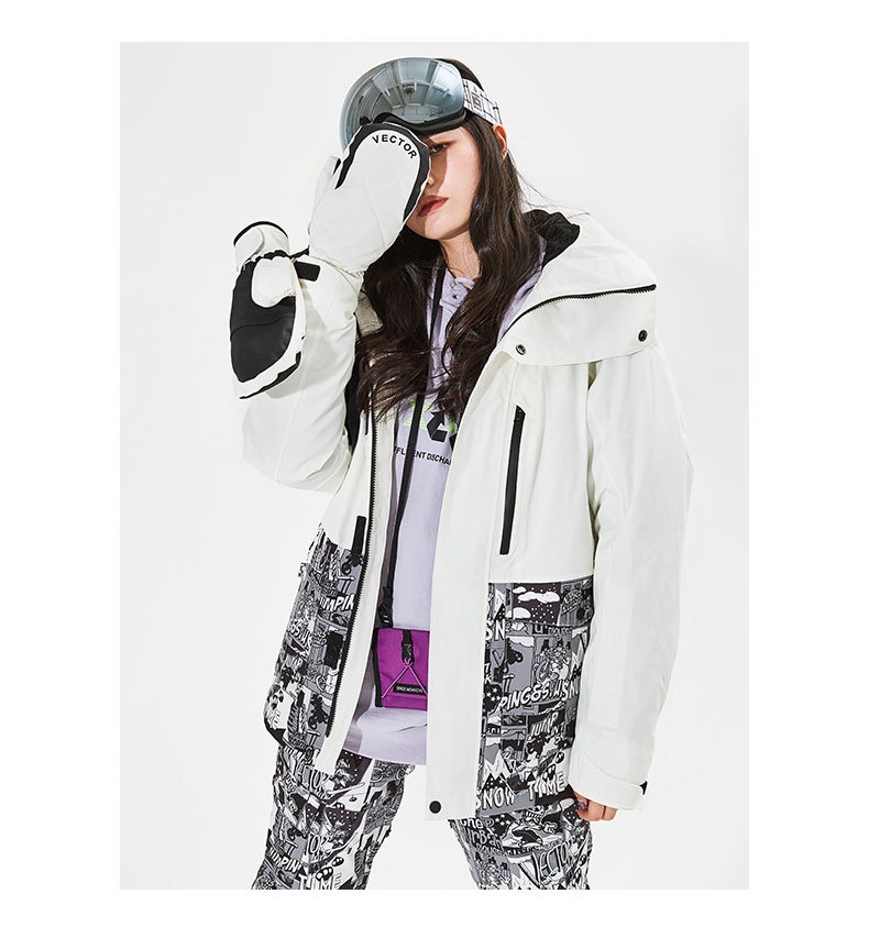 001 VECTOR Warm Single Double Board, Windproof, Waterproof, Ski Pants For Men And Women, Snow Suit_voghion.com
