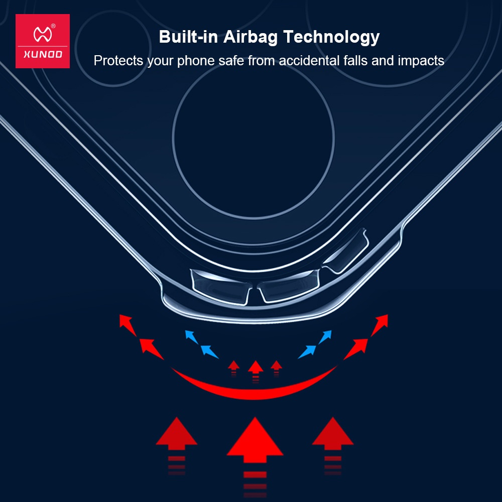 TechGlobe Xundi Phone Compatible With IPhone Protective Cover Shockproof 16 Pro Max Thin Case_voghion.com
