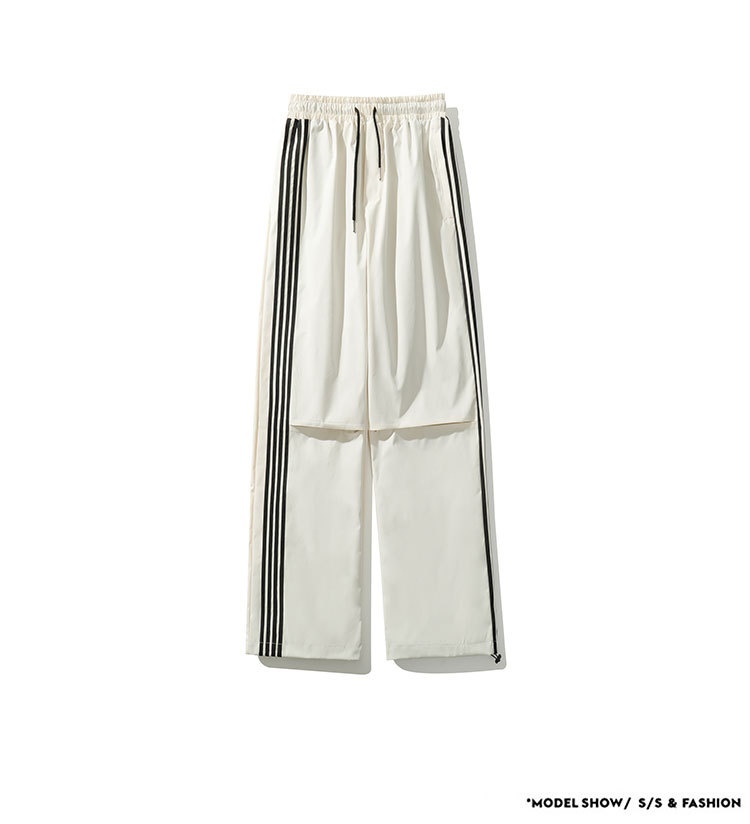 001 Cro-Border Hot-Selling Winter New Three-Stripe Suit Set Waterproof Windproof Stand Collar Jacket Fleece-Lined Ski_voghion.com