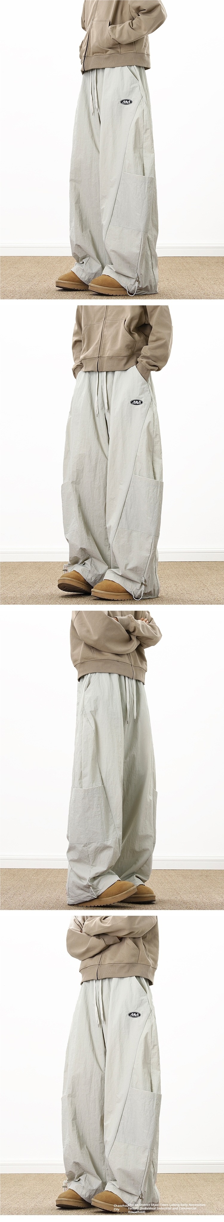 001 Clean Fit Curved Knife Pants For Men, Sprin Autumn Trendy Brand, Windproof And Waterproof, Outdoor Skiin, Free_voghion.com