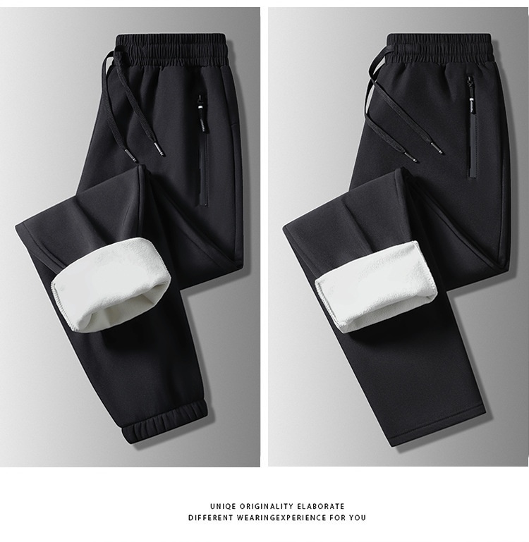 001 Spodnie trekkingowe damskie, wodoodporne, polarowe, turystyczne, plus size, chroniące przed zimnem, długie, męskie_voghion.com