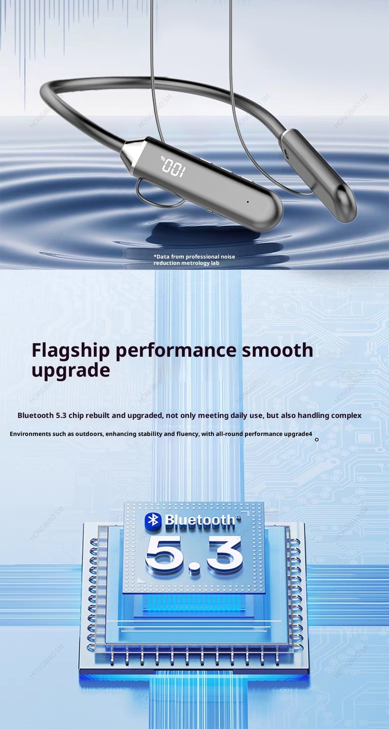 3c Bluetooth-Kopfhörer für Huawei und Xiaomi – Neues Sportmodell mit Geräuschunterdrückung, Nackenbügel und extrem langer Standby-Zeit_voghion.com