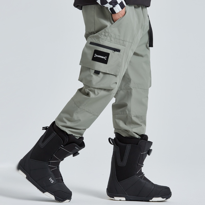 001 2023 Modne unisexowe spodnie snowboardowe wodoodporne i ciepłe, narciarskie, cargo, haremki_voghion.com