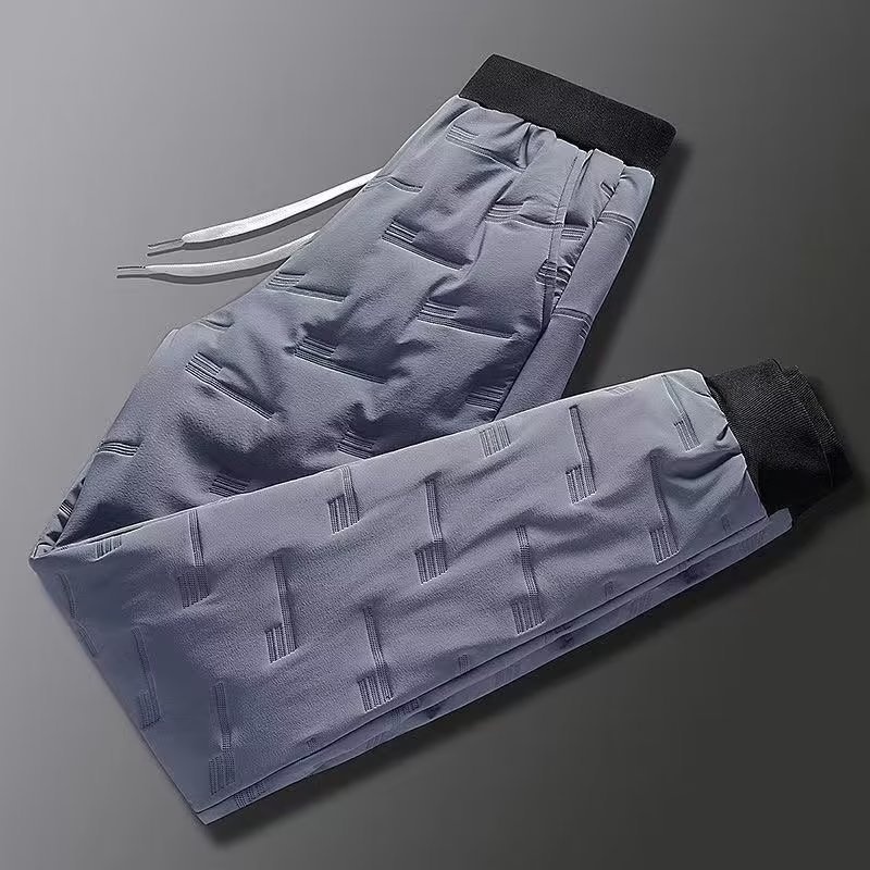 Pantaloni invernali da uomo in cotone, vestibilità ampia, taglia grande, resistenti al freddo, pantaloni da jogging resistenti, vita media, pantaloni casual, gamba dritta,_voghion.com