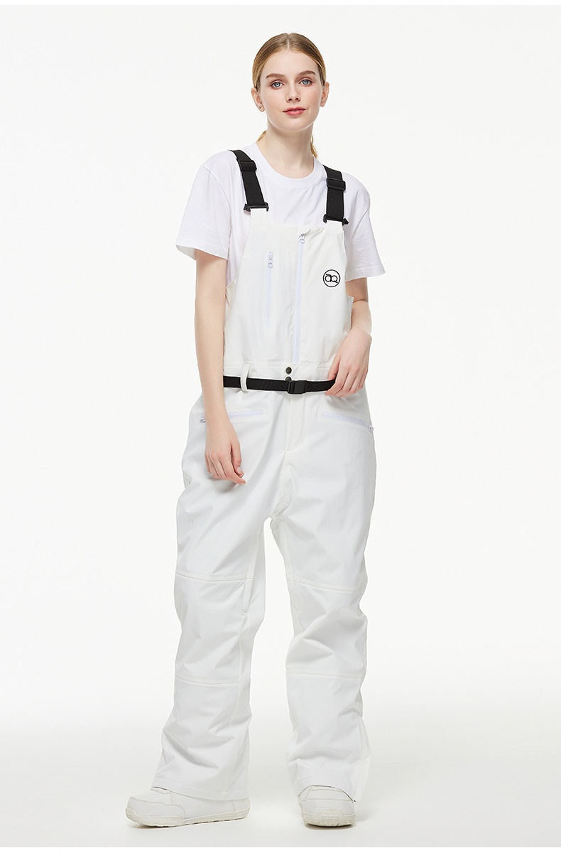 001 New One-Piece Men Women, Ski Pants, Waterproof Warm Season, Suitable For Snowboarding And Skiing, Bib Snow Pants_voghion.com