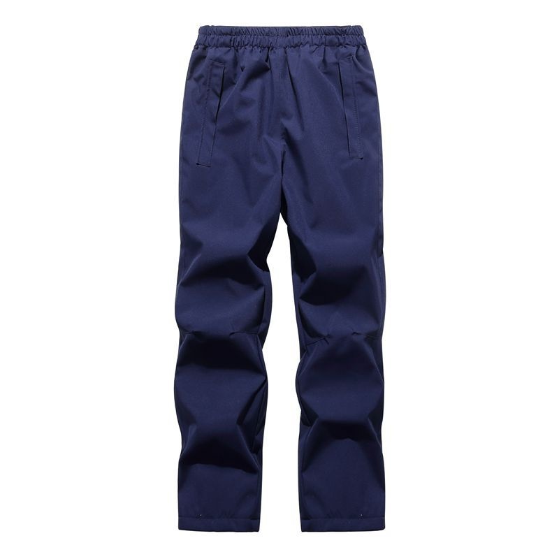 001 Nowe dziecięce spodnie softshell z podszewką z polaru, wiatroodporne, wodoodporne, ciepłe, do uprawiania sportów outdoorowych, narciarskich i pieszych._voghion.com