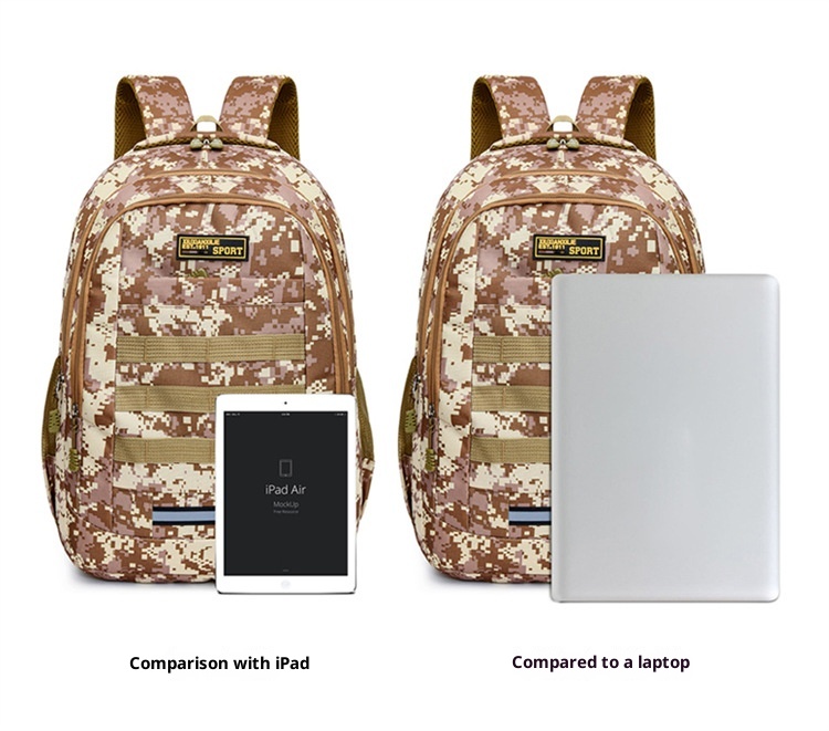 ActiveGo Hiking Casual Backpack For Men, Large Capacity, Lightweight Camouflage Sports Climbing Backpack, Outdoor Camping_voghion.com