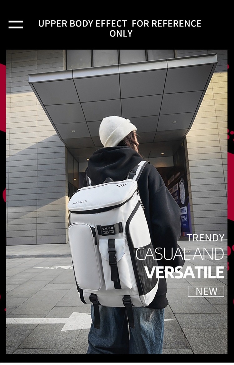 ActiveGo Nuovo Zaino Sportivo da Badminton per Uomo Grande Capacità Multiuso Borsa da Viaggio per Escursionismo all'Aperto Resistente all'Acqua_voghion.com