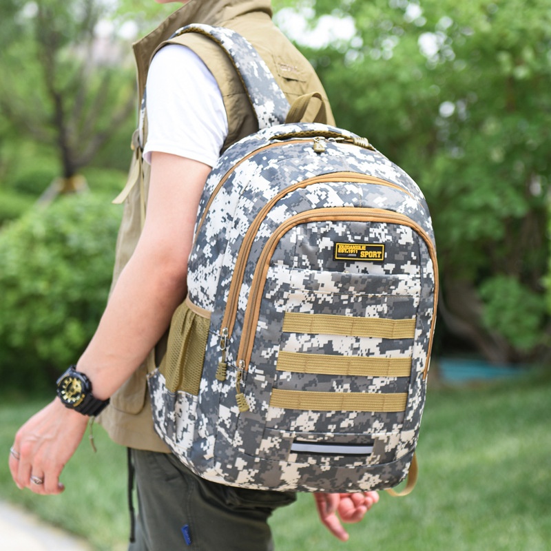 ActiveGo Hiking Casual Backpack For Men, Large Capacity, Lightweight Camouflage Sports Climbing Backpack, Outdoor Camping_voghion.com